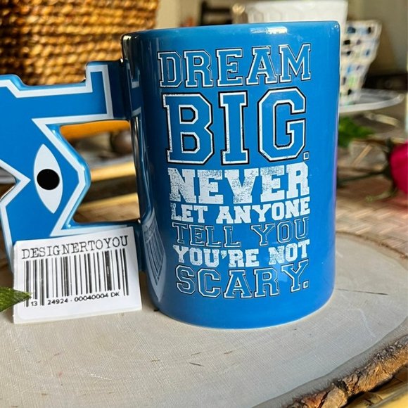 MONSTERS UNIVERSITY LIMITED EDITION 3D BLUE MUG VHTF RARE! DISNEY PIXAR HTF - Picture 6 of 12